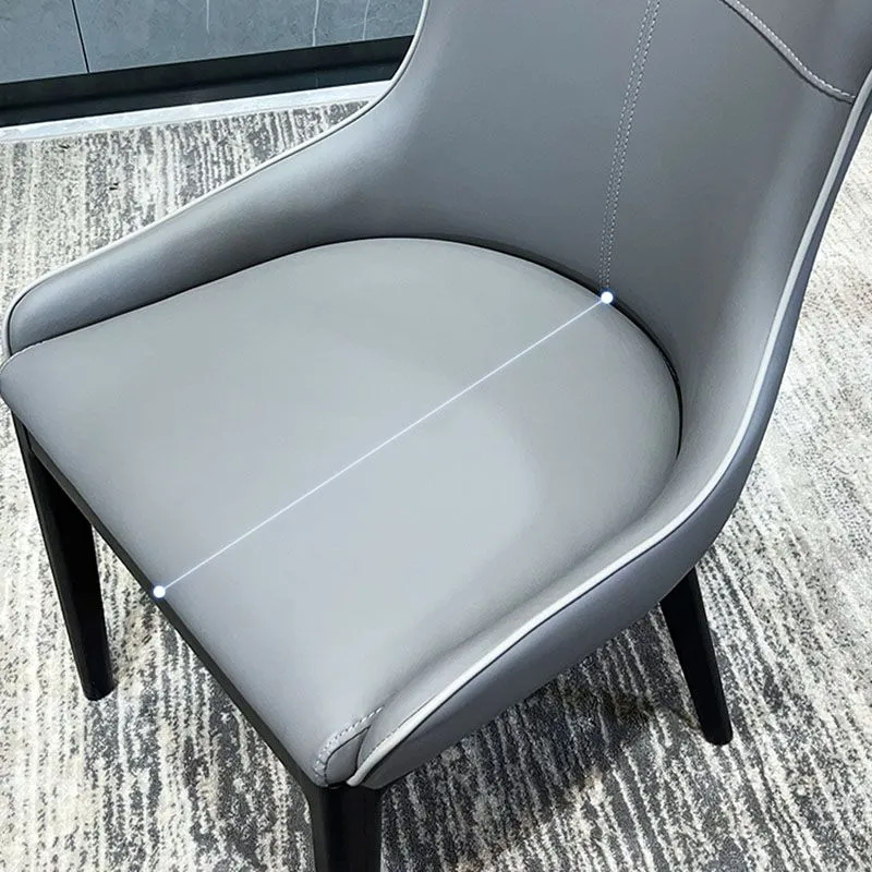 Sedia da pranzo imbottita legno stile moderno Parsons Chair con Clearhalo