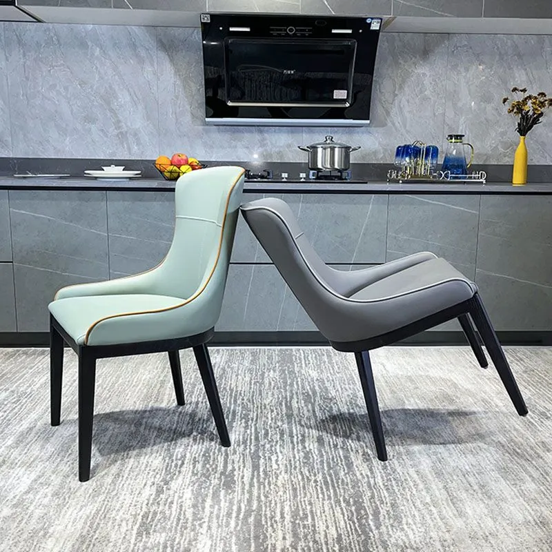 Sedia da pranzo imbottita legno stile moderno Parsons Chair con Clearhalo