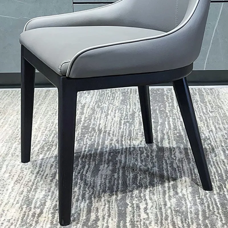 Sedia da pranzo imbottita legno stile moderno Parsons Chair con Clearhalo