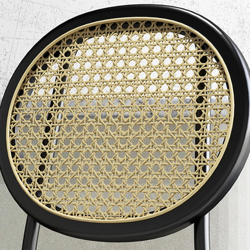 Sedia da pranzo imbottita per la casa industriale con schienale King Louis Clearhalo