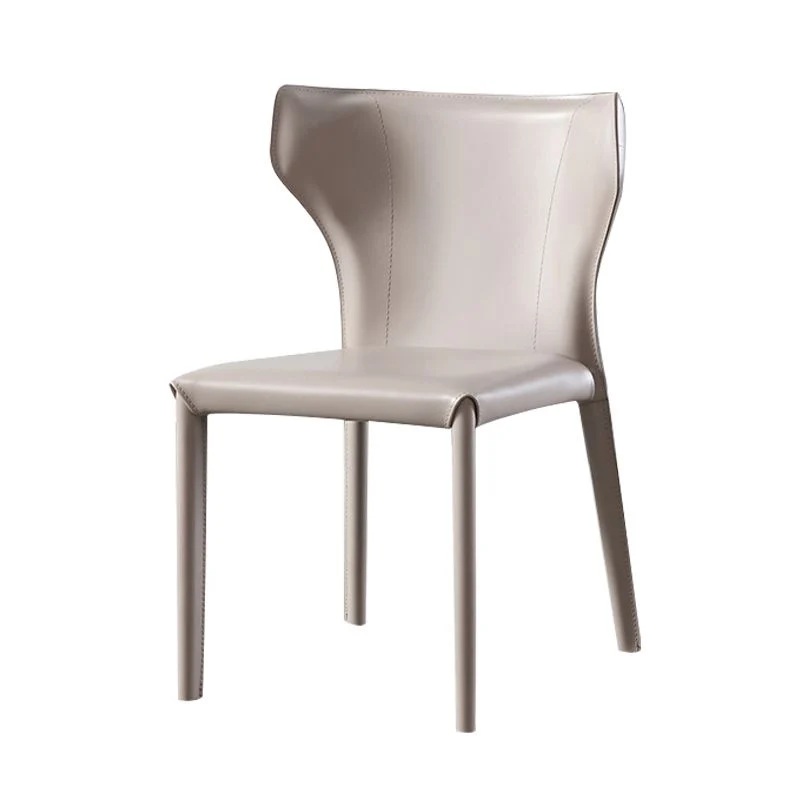 Sedia da pranzo imbottita per la casa Sedia da pranzo con schienale ecopelle Clearhalo