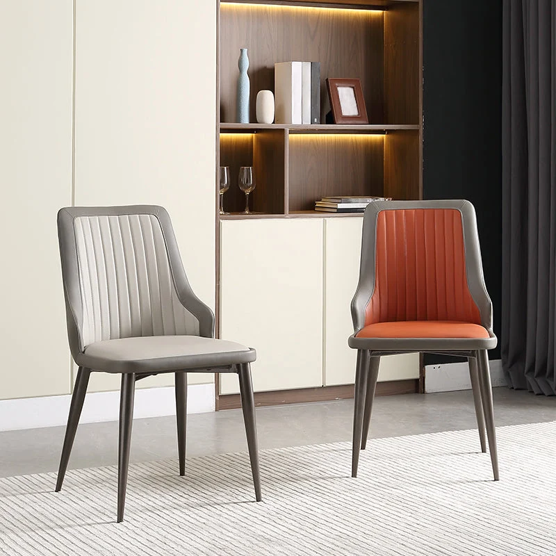 Sedia da pranzo imbottita per ristorante contemporaneo Parsons Side Chair Clearhalo