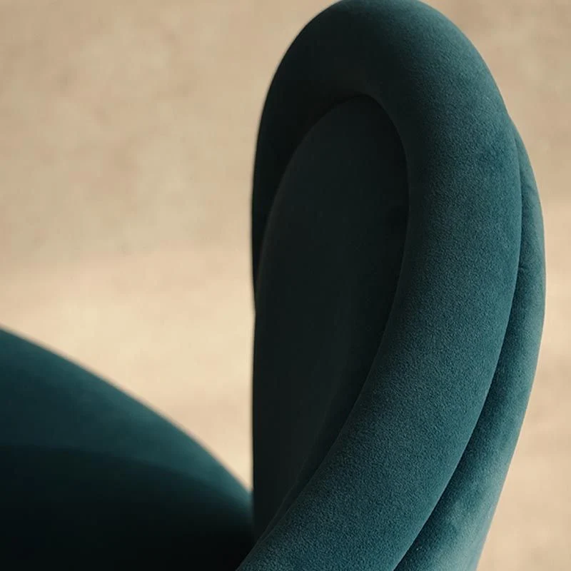 Sedia da pranzo imbottita senza braccioli Sedia laterale moderna per sala da pranzo Clearhalo