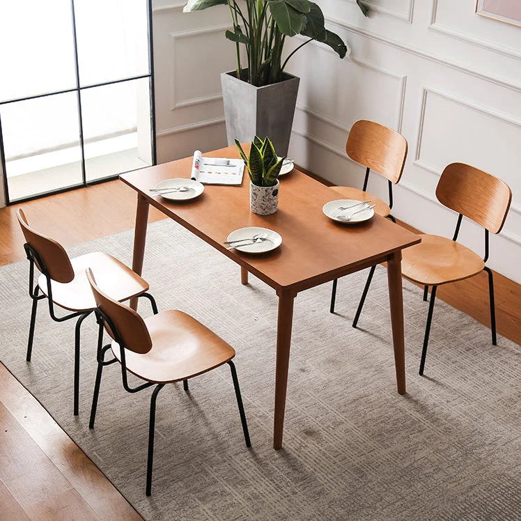 Sedia da pranzo impilabile con sedia laterale industriale metallo con schienale aperto e gambe nere Clearhalo