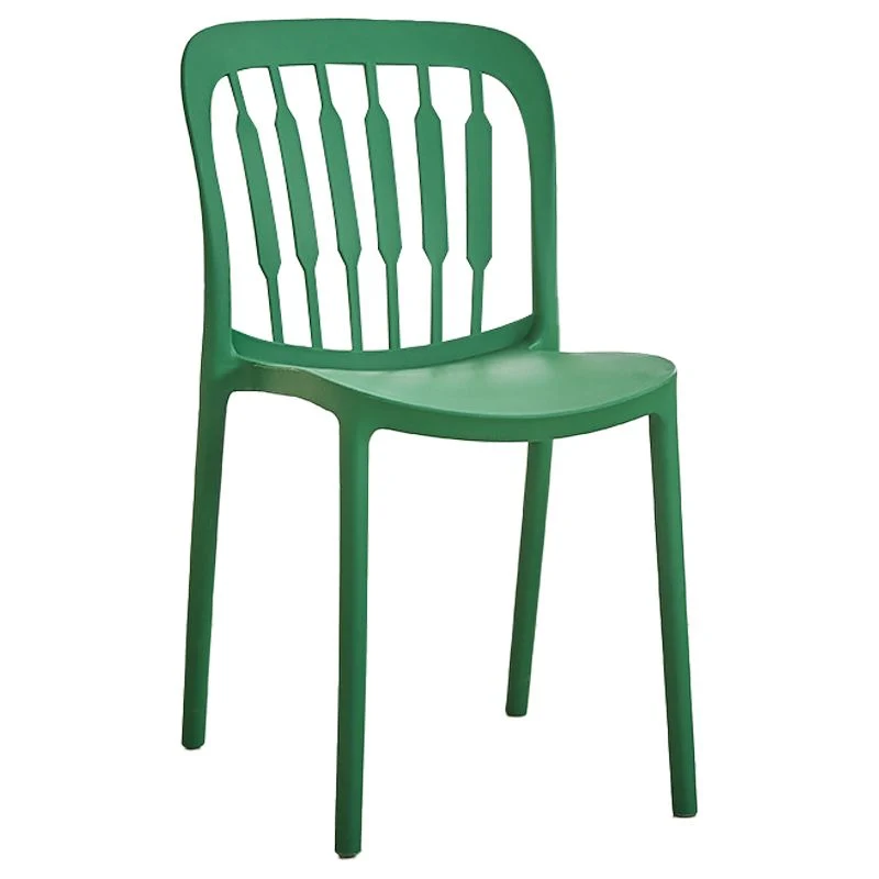 Sedia da pranzo impilabile plastica stile Glam con finitura opaca per uso domestico Clearhalo