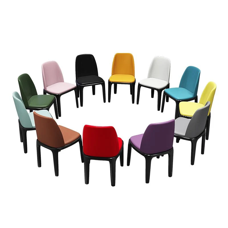 Sedia da pranzo industriale pelle Parsons con finitura opaca (set di 2) Clearhalo