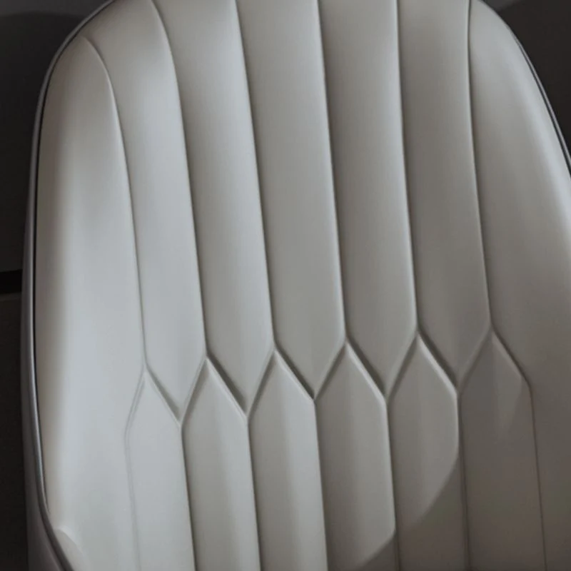 Sedia da pranzo laterale metallo stile scandinavo per sala da pranzo, schienale imbottito massello con braccioli Clearhalo