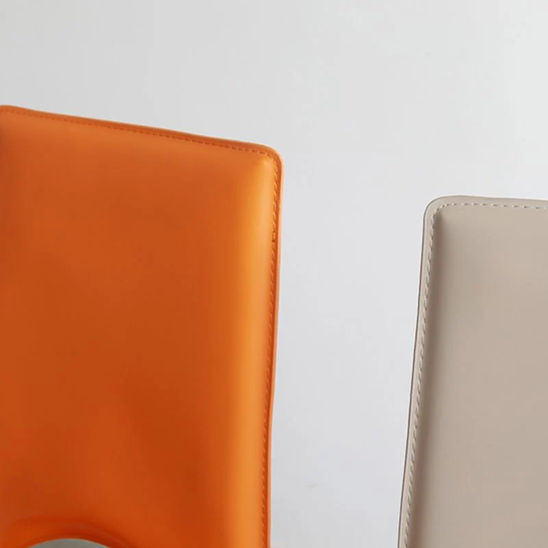 Sedia da pranzo laterale moderna e semplice ecopelle per uso domestico Clearhalo