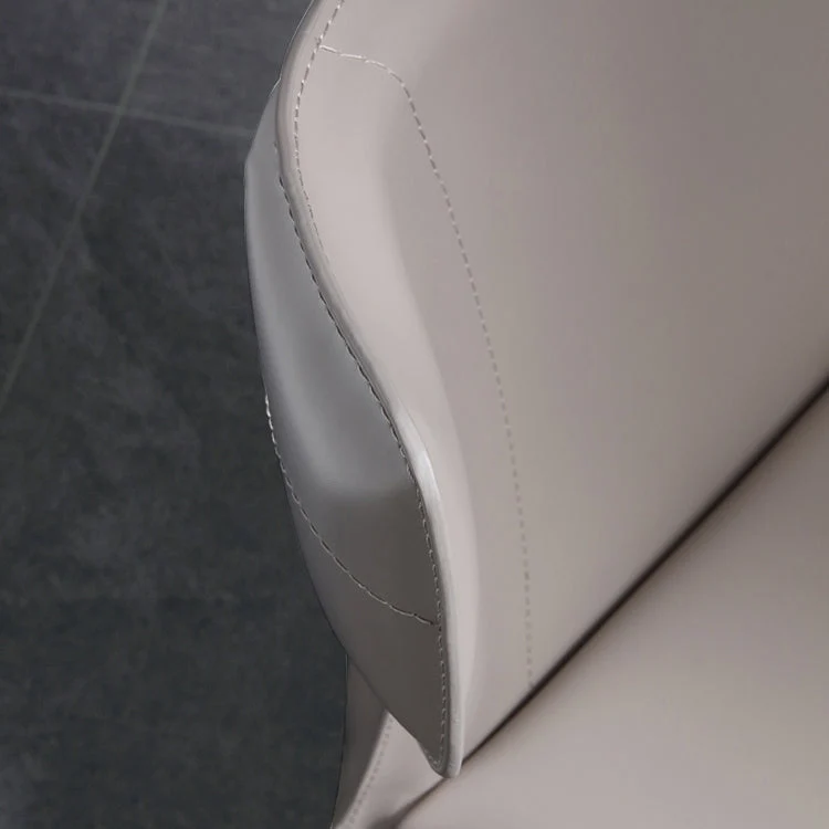 Sedia da pranzo laterale pelle di stile designer Sedia da pranzo con schienale alto per uso domestico Clearhalo