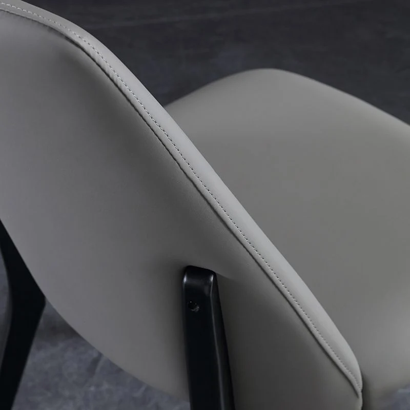 Sedia da pranzo laterale per cucina contemporanea Sedia Parsons con imbottitura Clearhalo