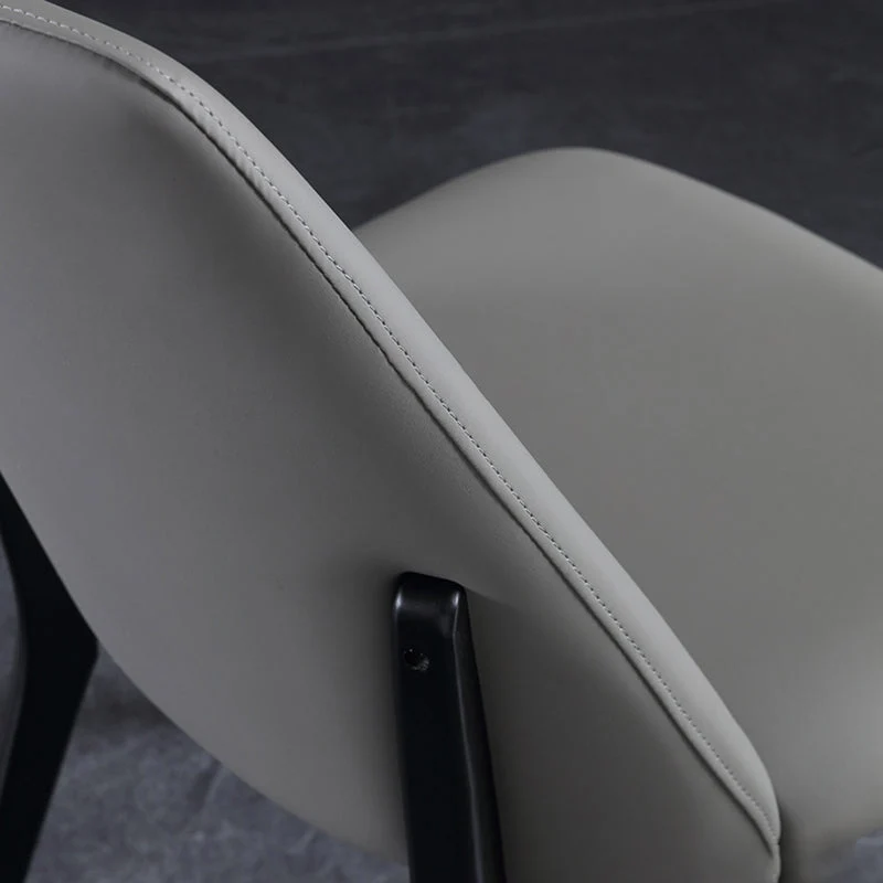Sedia da pranzo laterale per cucina contemporanea Sedia Parsons con imbottitura Clearhalo