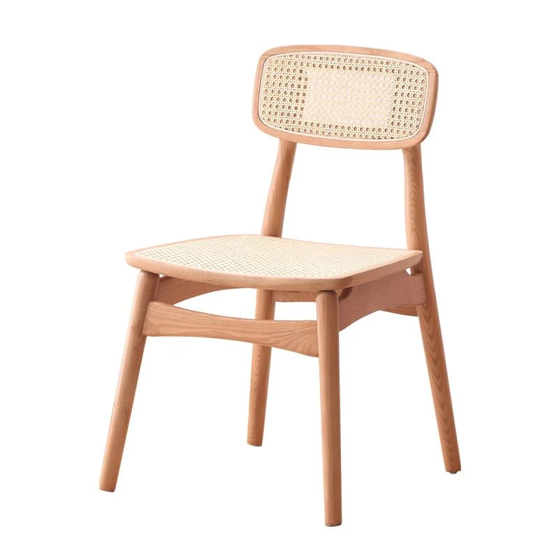 Sedia da pranzo laterale per cucina contemporanea legno Sedia da pranzo laterale con schienale aperto Clearhalo