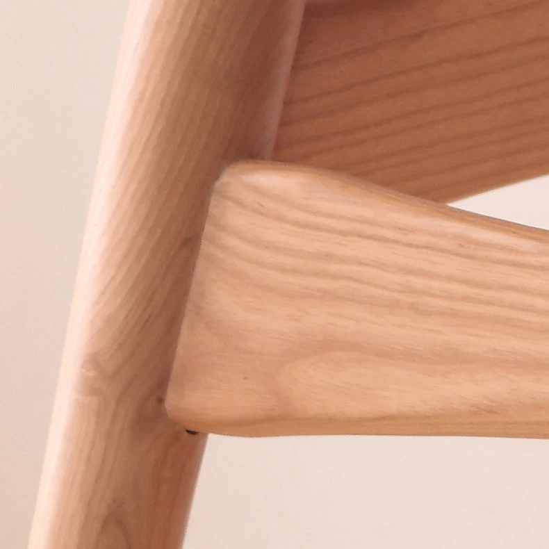 Sedia da pranzo laterale per cucina contemporanea legno Sedia da pranzo laterale con schienale aperto Clearhalo