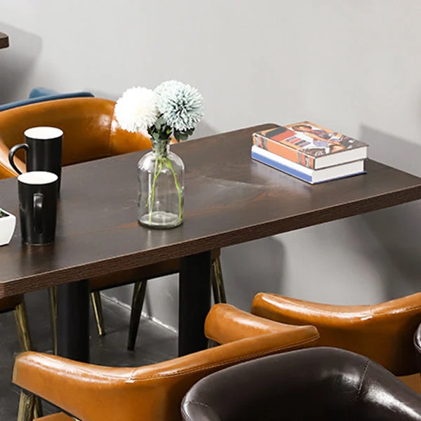 Sedia da pranzo laterale per cucina ecopelle, sedia da pranzo glamour con schienale aperto Clearhalo