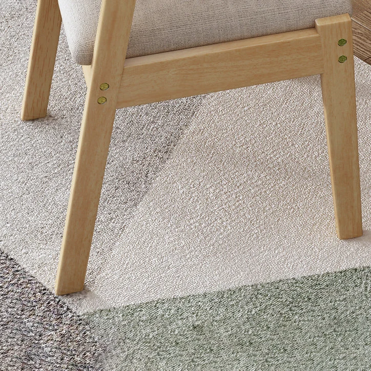 Sedia da pranzo laterale da pranzo moderna legno per interni con schienale aperto, ampia 20 pollici Clearhalo