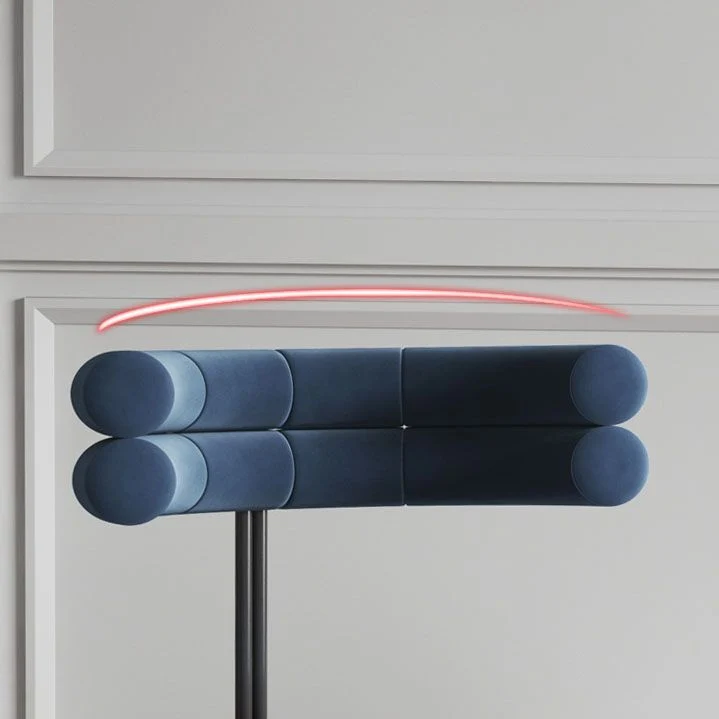 Sedia da pranzo laterale stile designer Sedia da pranzo senza braccioli con schienale aperto Clearhalo
