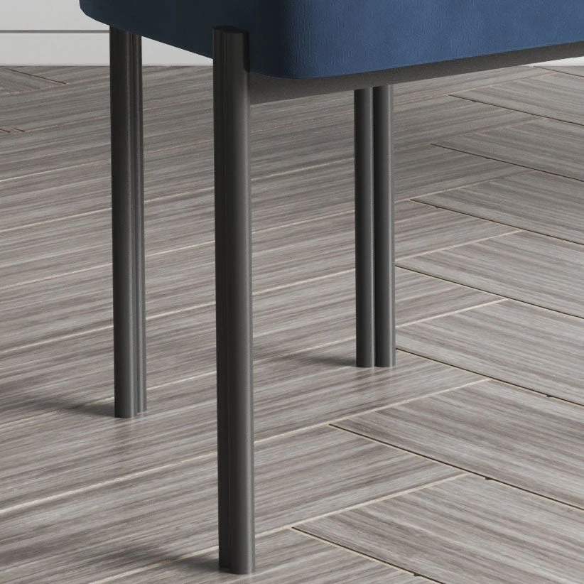 Sedia da pranzo laterale stile designer Sedia da pranzo senza braccioli con schienale aperto Clearhalo