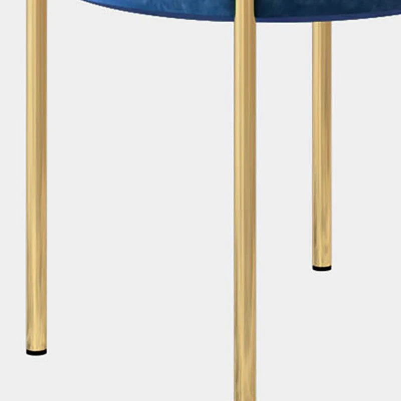 Sedia da pranzo laterale stile moderno metallo con schienale aperto e imbottitura Clearhalo