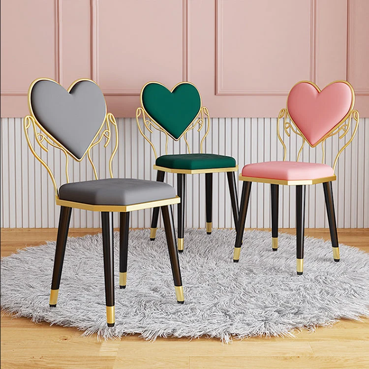 Sedia da pranzo laterale stile scandinavo con schienale aperto Sedie da pranzo poliuretano Clearhalo