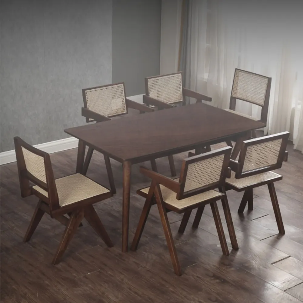 Sedia da pranzo legno massello con schienale King Louis per sala da pranzo contemporanea Clearhalo