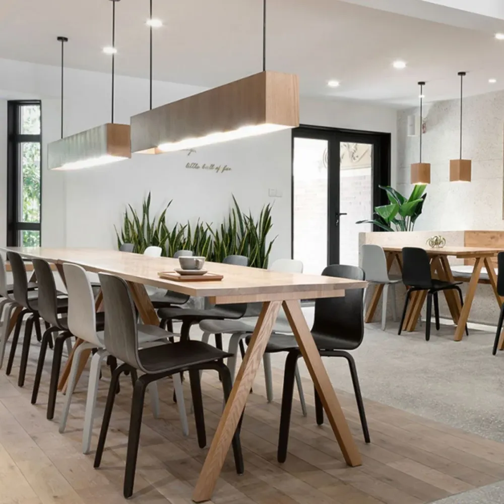 Sedia da pranzo legno massello stile moderno per sala da pranzo Clearhalo