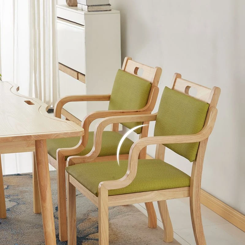 Sedia da pranzo legno per cucina contemporanea Sedia da pranzo con schienale aperto Clearhalo
