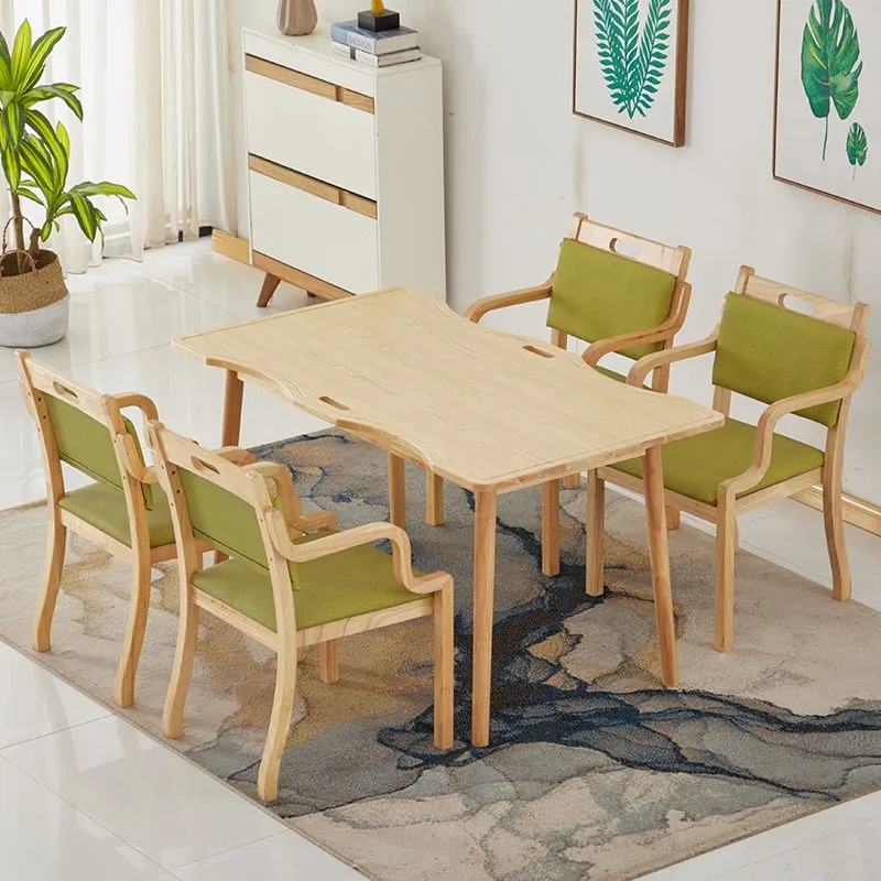 Sedia da pranzo legno per cucina contemporanea Sedia da pranzo con schienale aperto Clearhalo