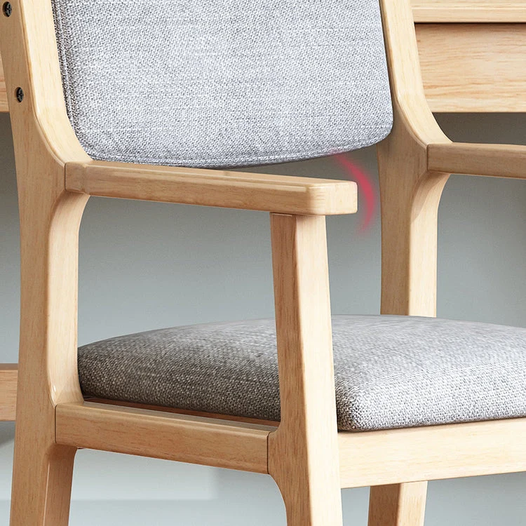 Sedia da pranzo legno stile moderno Poltrone da pranzo con schienale aperto per cucina Clearhalo