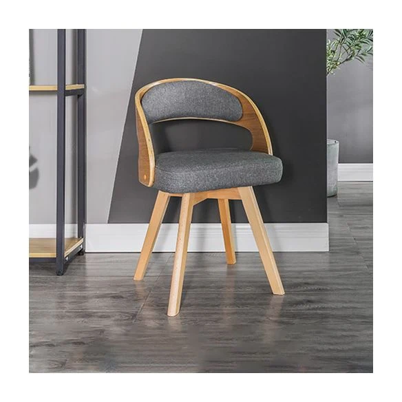 Sedia da pranzo legno stile moderno Sedie laterali da pranzo con schienale aperto per cucina Clearhalo