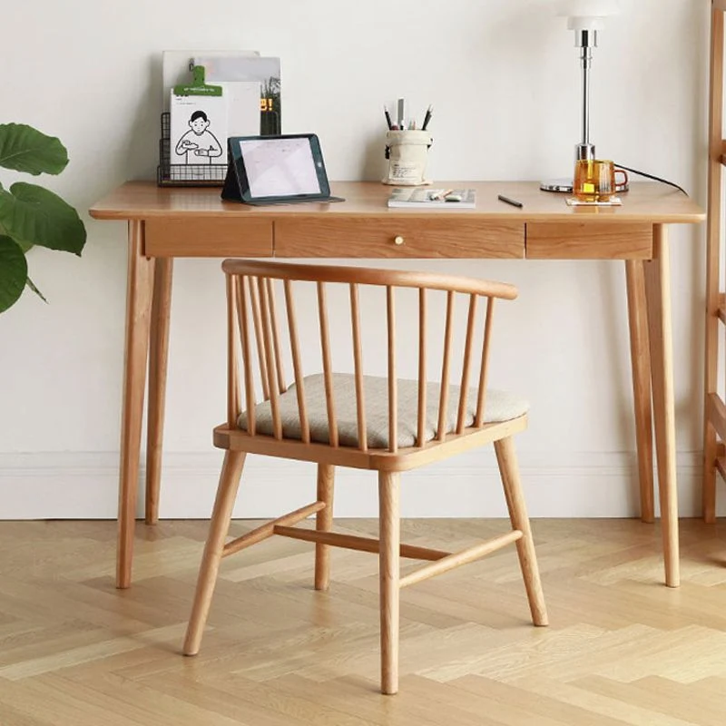 Sedia da pranzo legno stile scandinavo per sala da pranzo, poltrona con braccioli con schienale Windsor Clearhalo