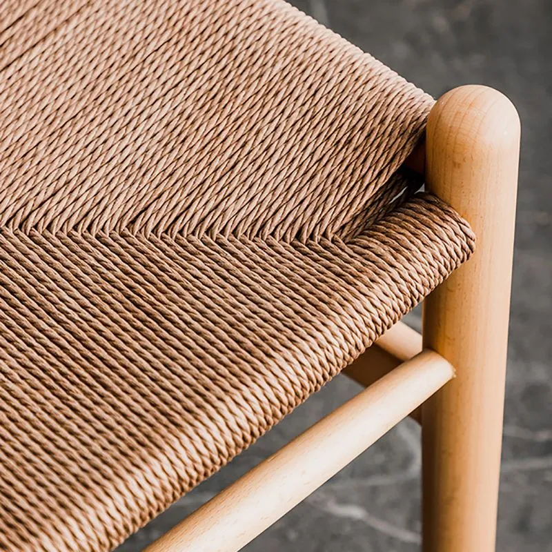 Sedia da pranzo legno stile scandinavo Sedia da sala da pranzo Wishbone con bracciolo Clearhalo