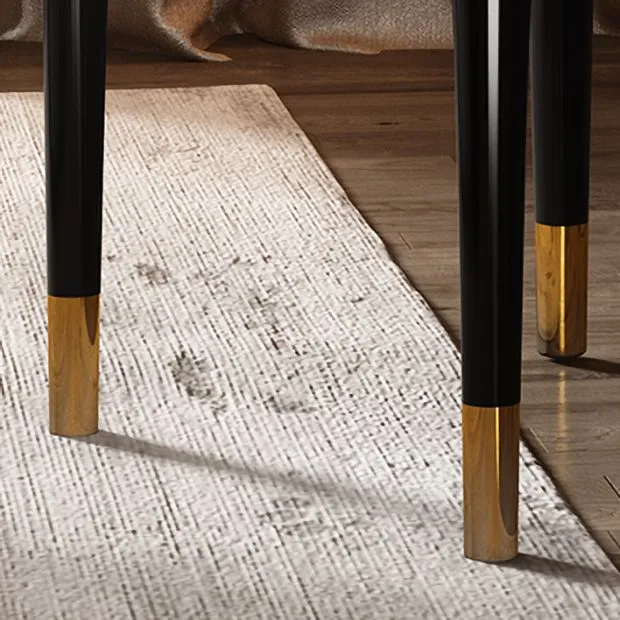 Sedia da pranzo legno stile scandinavo Sedia da sala da pranzo corno di mucca senza braccioli Clearhalo