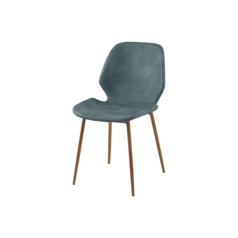 Sedia da pranzo metallo da cucina stile moderno. Sedia laterale da pranzo senza braccioli Clearhalo
