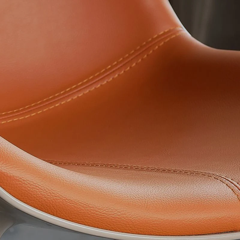 Sedia da pranzo metallo da cucina stile moderno, sedie laterali senza braccioli Clearhalo