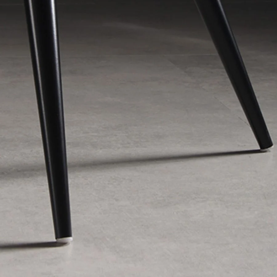 Sedia da pranzo metallo stile scandinavo Sedia Parsons senza braccioli per sala da pranzo Clearhalo