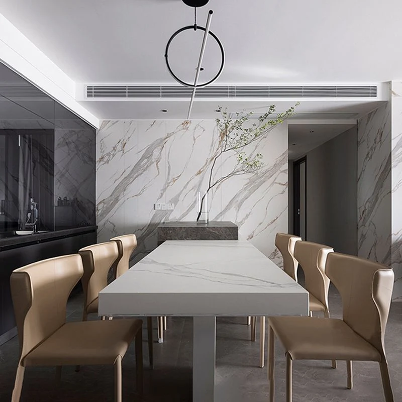 Sedia da pranzo moderna con finitura opaca Wingback Side Chair con gambe pelle Clearhalo