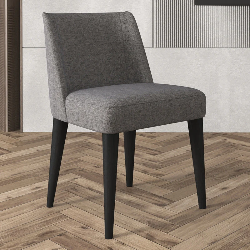 Sedia da pranzo moderna con schienale alto per interni ed esterni con gambe legno Clearhalo