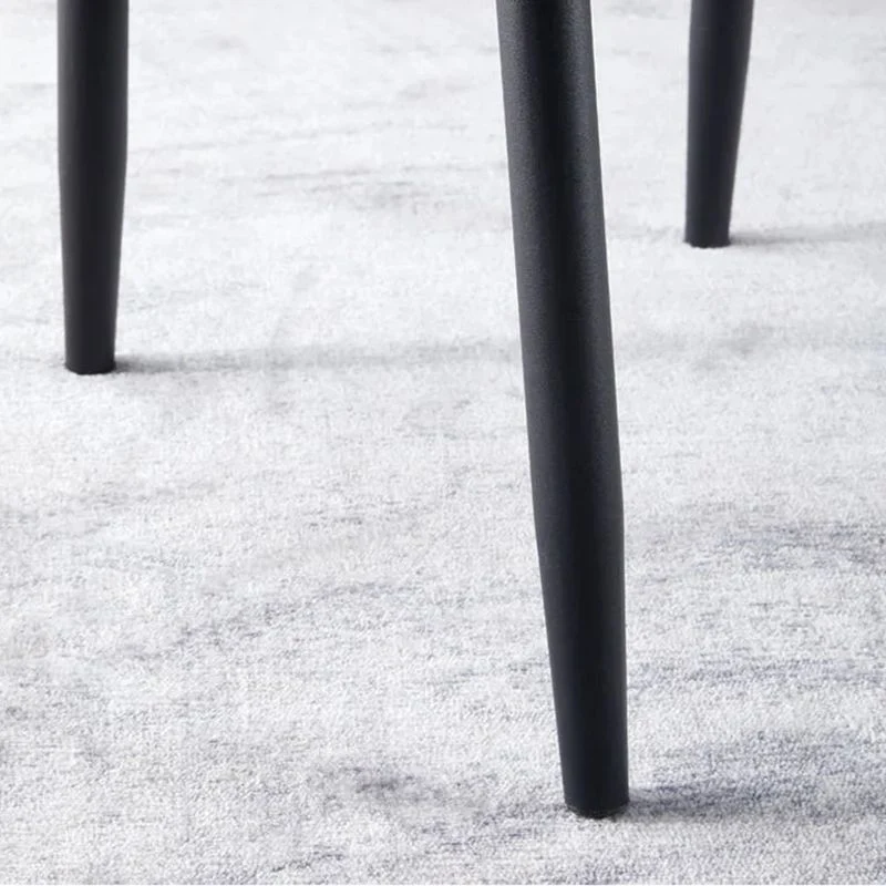 Sedia da pranzo moderna con schienale alto, pelle, per la casa, con finitura opaca (set di 2) Clearhalo