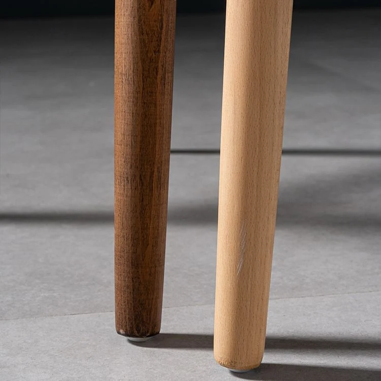 Sedia da pranzo moderna faggio Wishbone con finitura opaca legno Clearhalo