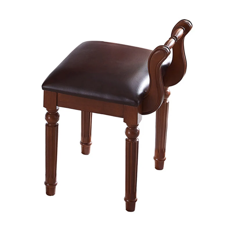 Sedia da pranzo moderna legno Sedia da pranzo singola con schienale aperto per uso domestico Clearhalo