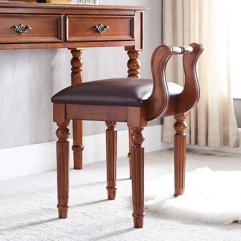Sedia da pranzo moderna legno Sedia da pranzo singola con schienale aperto per uso domestico Clearhalo