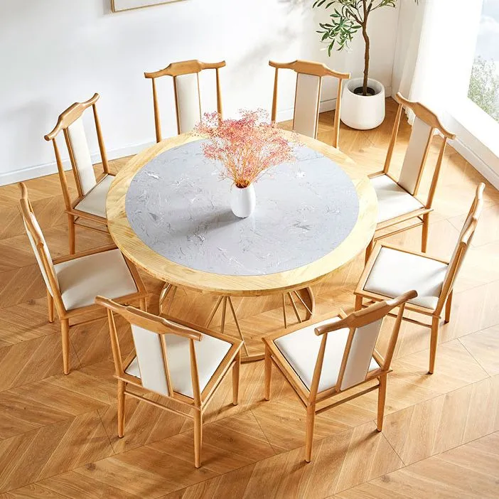 Sedia da pranzo moderna metallo con schienale alto pelle per uso ristorante Clearhalo