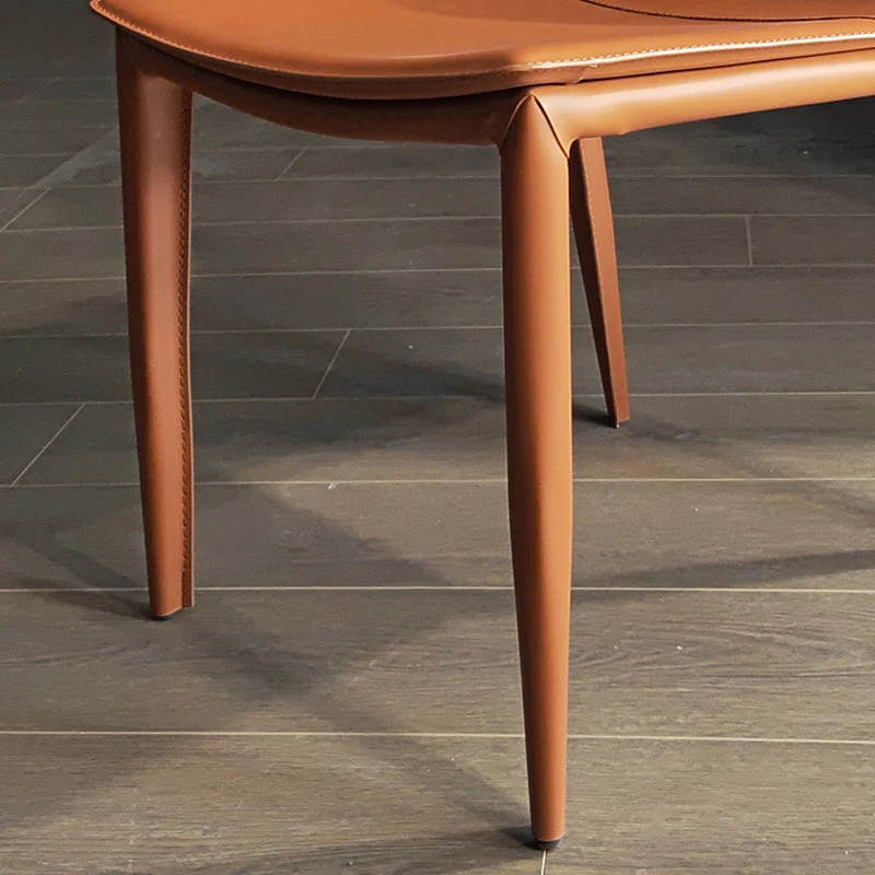 Sedia da pranzo moderna pelle Sedia da pranzo Parsons da cucina Clearhalo