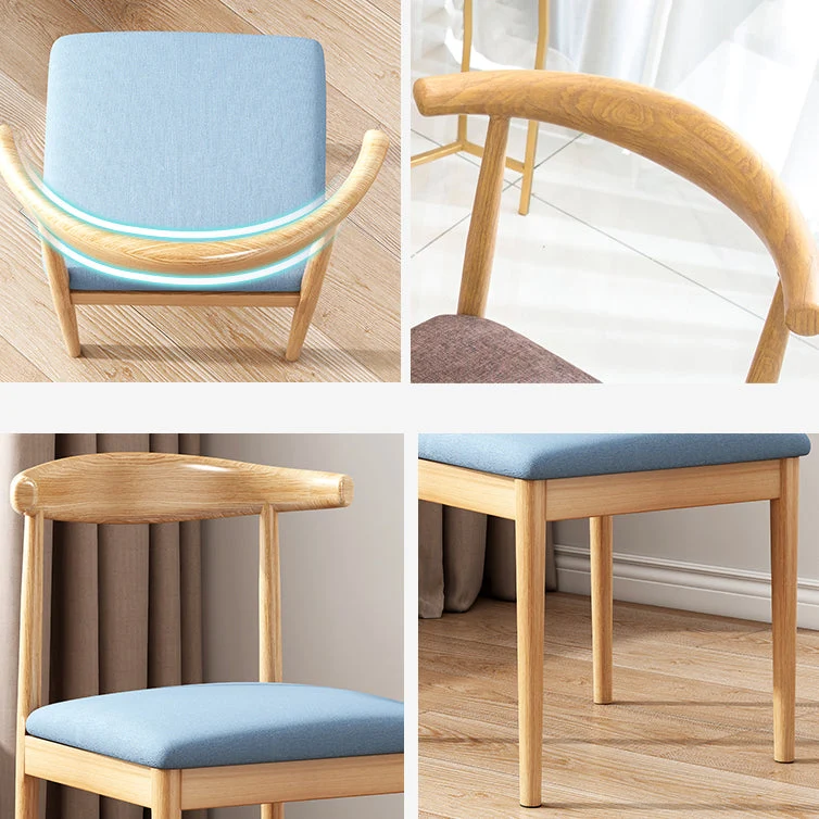 Sedia da pranzo moderna per interni ed esterni Sedia singola imbottita senza braccioli metallo Clearhalo