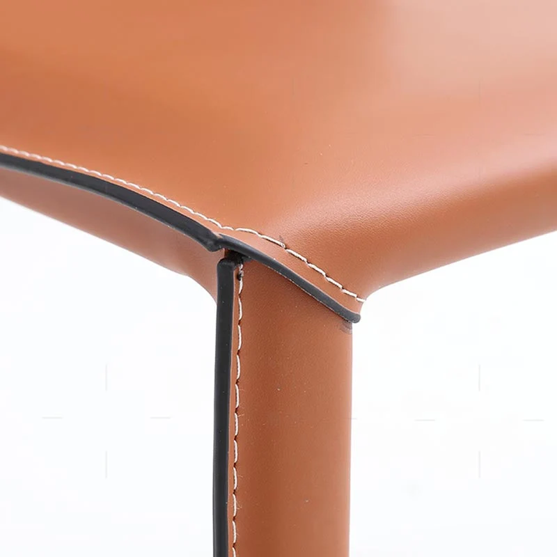 Sedia da pranzo moderna senza braccioli con gambe metallo per cucina Clearhalo