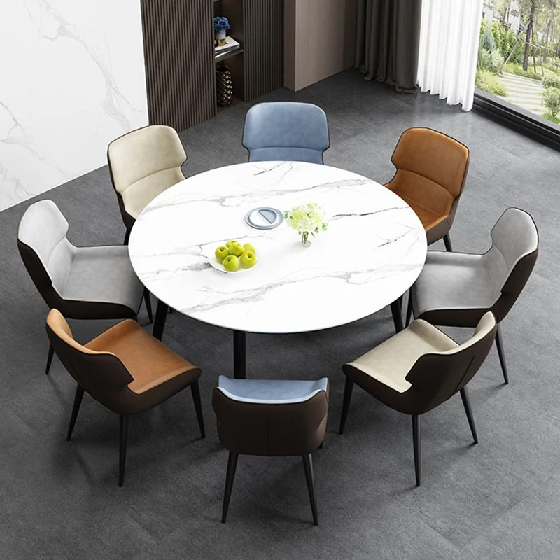 Sedia da pranzo moderna senza braccioli per sala da pranzo con imbottitura Clearhalo