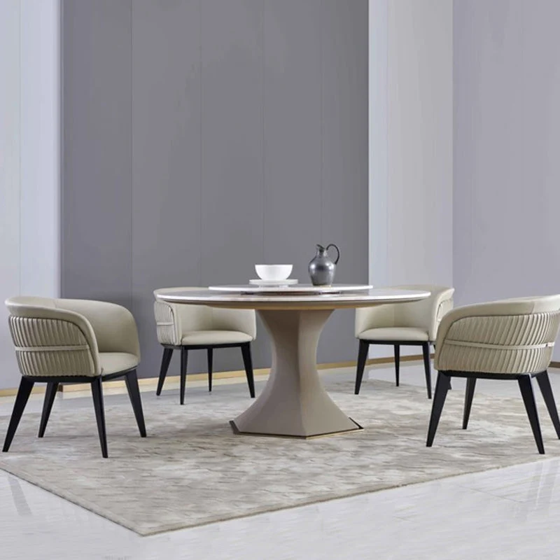 Sedia da pranzo Parsons con braccioli pelle e base legno per sala da pranzo Clearhalo