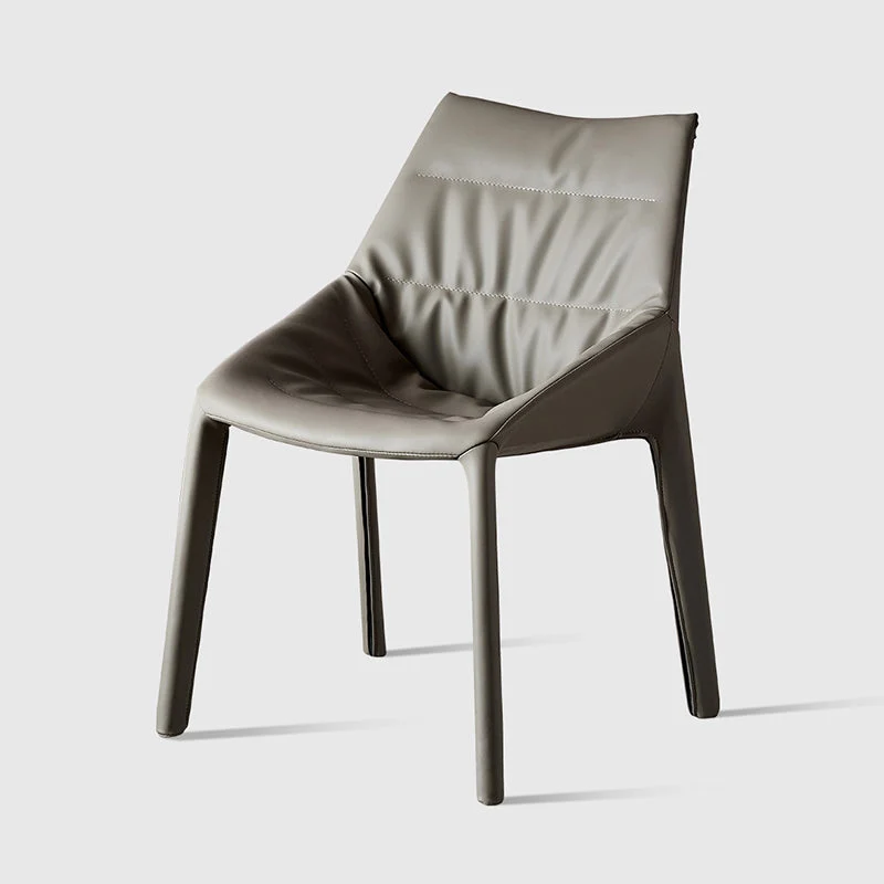 Sedia da pranzo Parsons Home stile contemporaneo ecopelle Clearhalo