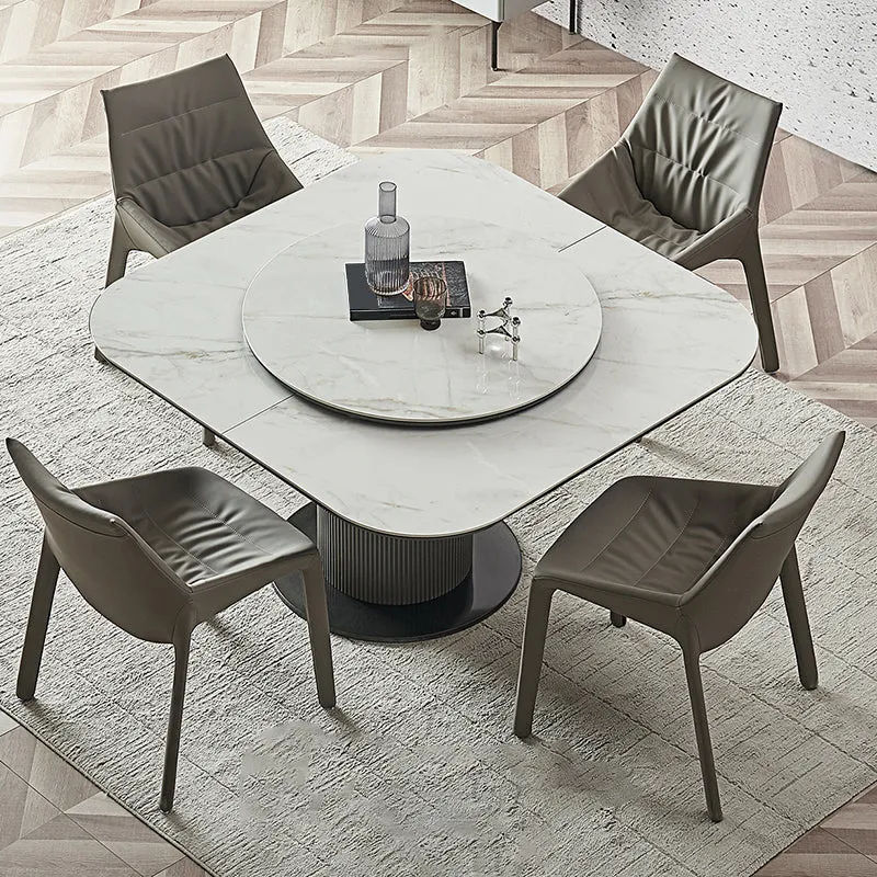 Sedia da pranzo Parsons Home stile contemporaneo ecopelle Clearhalo