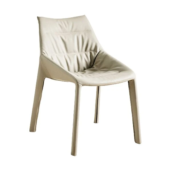 Sedia da pranzo Parsons Home stile contemporaneo ecopelle Clearhalo